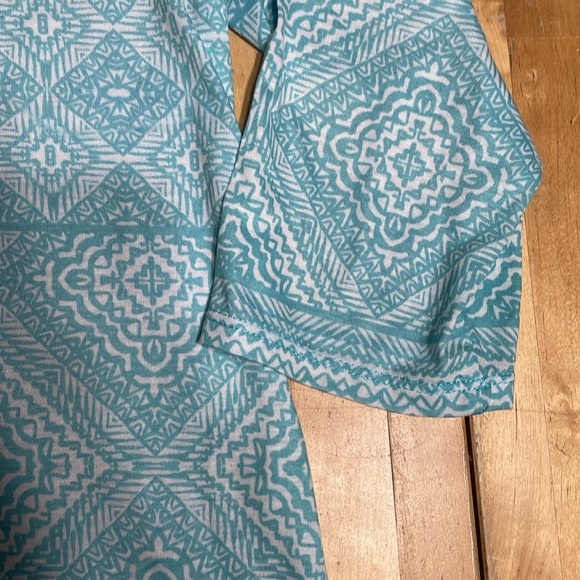 Women’s Erika lace trim printed top - Picture 3 of 7